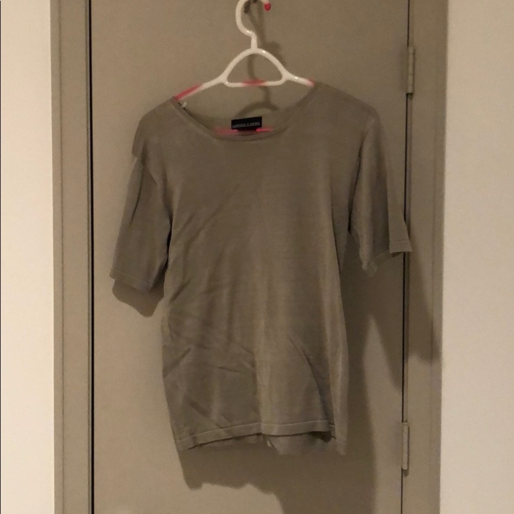 🍎100% Silk light Brown Top